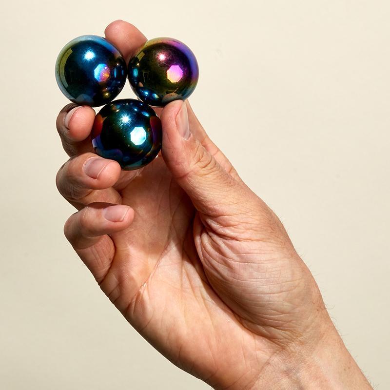 supers 33mm Magnet Balls oil slick / 3-set