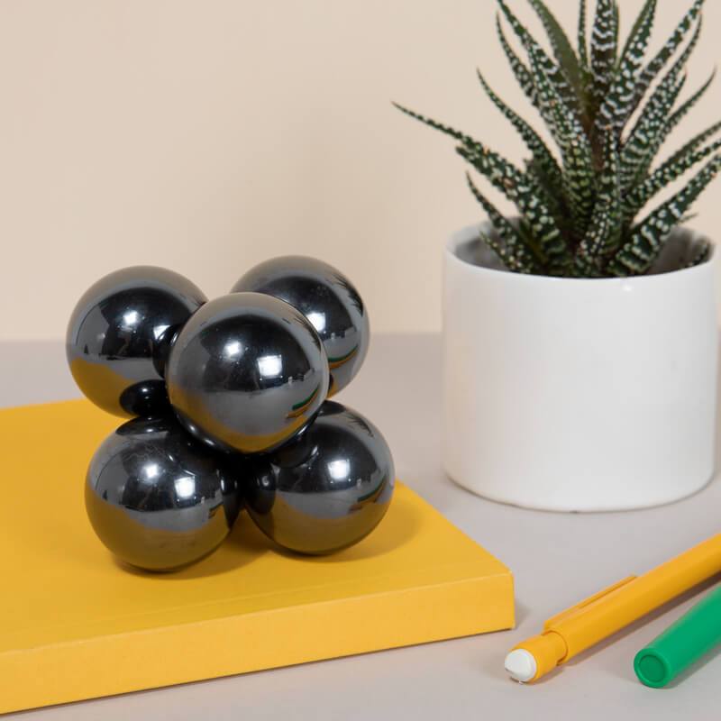 supers 33mm Magnet Balls gunmetal / 6-set